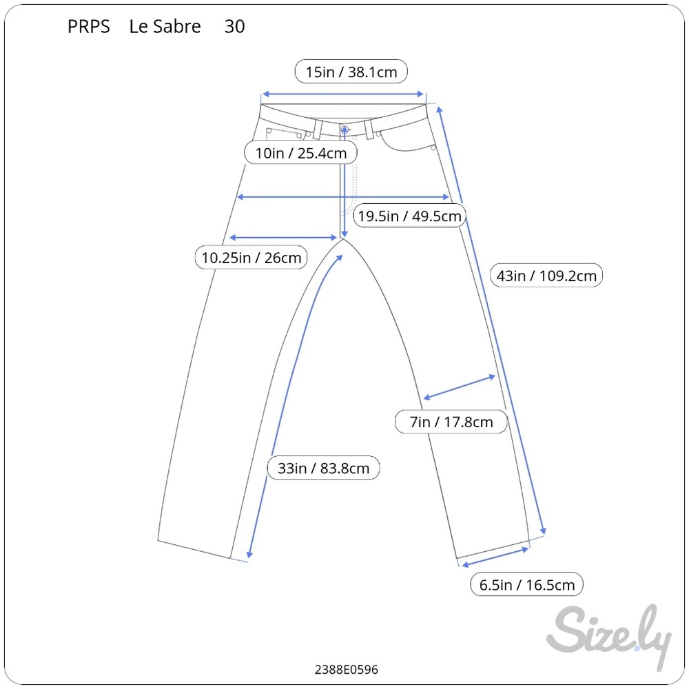New listing!! PRPS Denim La Sabre Jeans - Picture 8 of 8